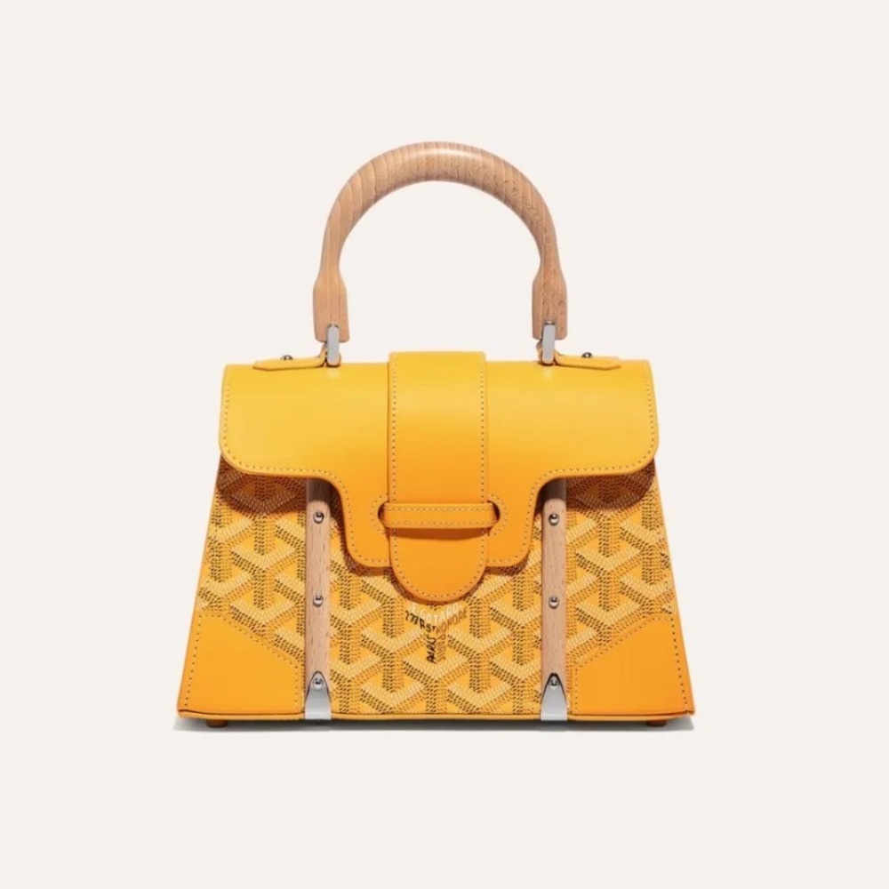Goyard Saïgon Structuré Mini Bag yellow AUTHENTIC